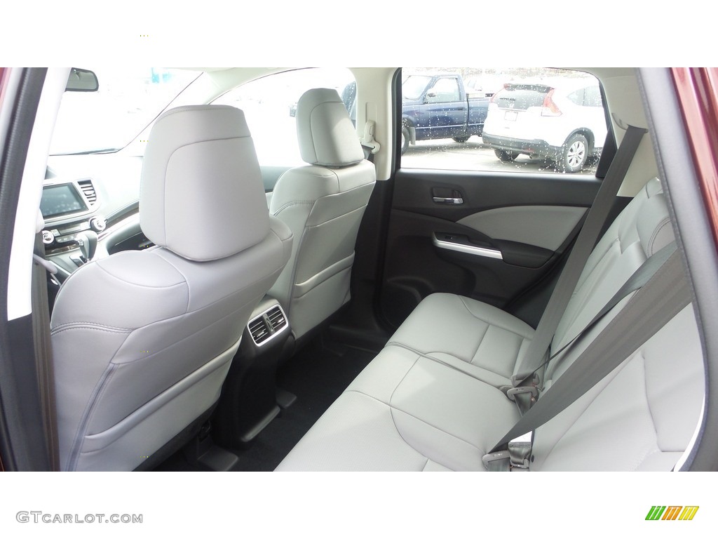 2016 CR-V EX-L AWD - Basque Red Pearl II / Gray photo #9