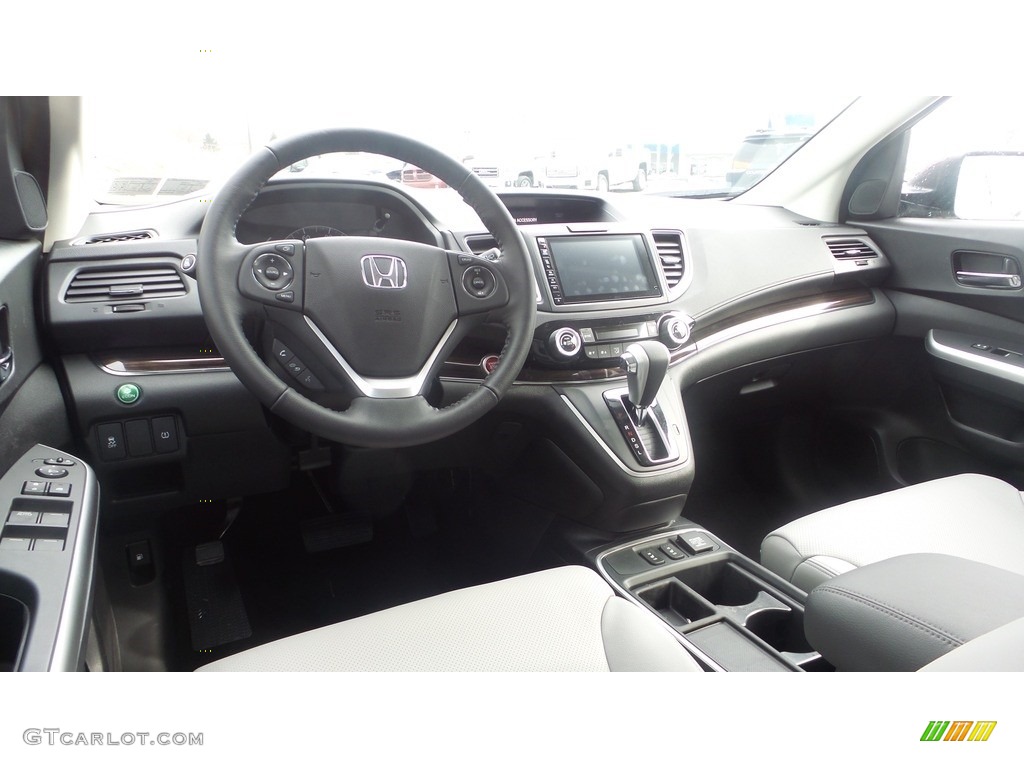 2016 CR-V EX-L AWD - Basque Red Pearl II / Gray photo #12