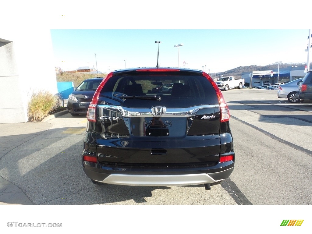 2016 CR-V EX AWD - Crystal Black Pearl / Black photo #5