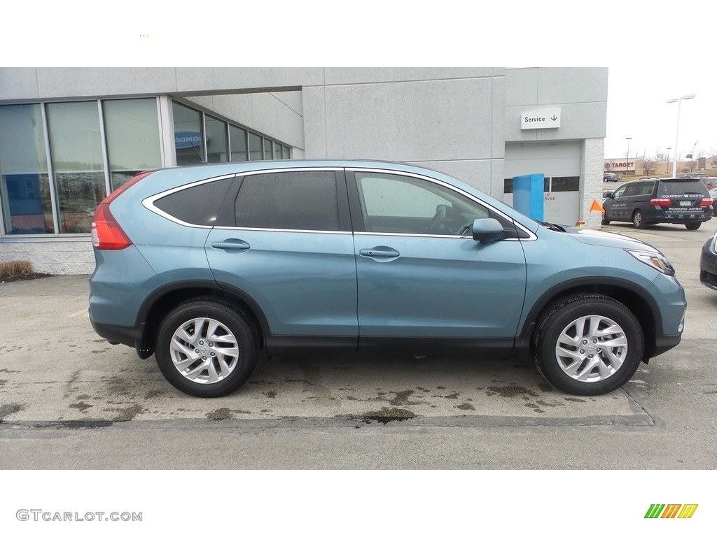 2016 CR-V EX AWD - Mountain Air Metallic / Beige photo #2