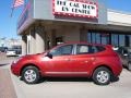 2013 Cayenne Red Nissan Rogue S AWD  photo #2
