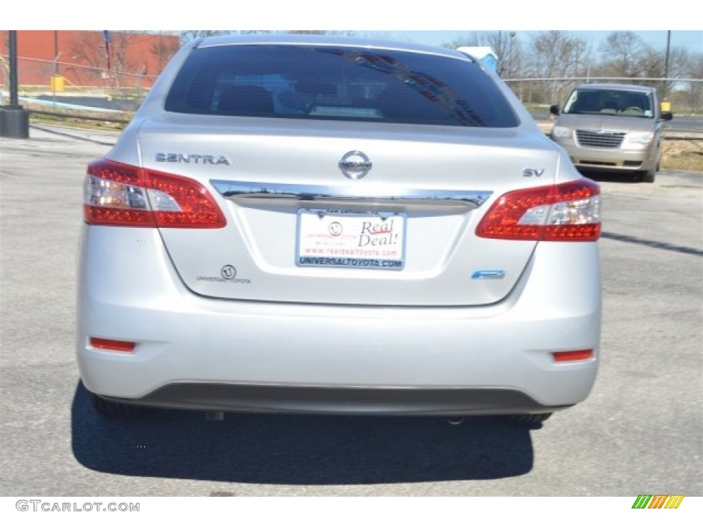 2014 Sentra S - Brilliant Silver / Charcoal photo #9