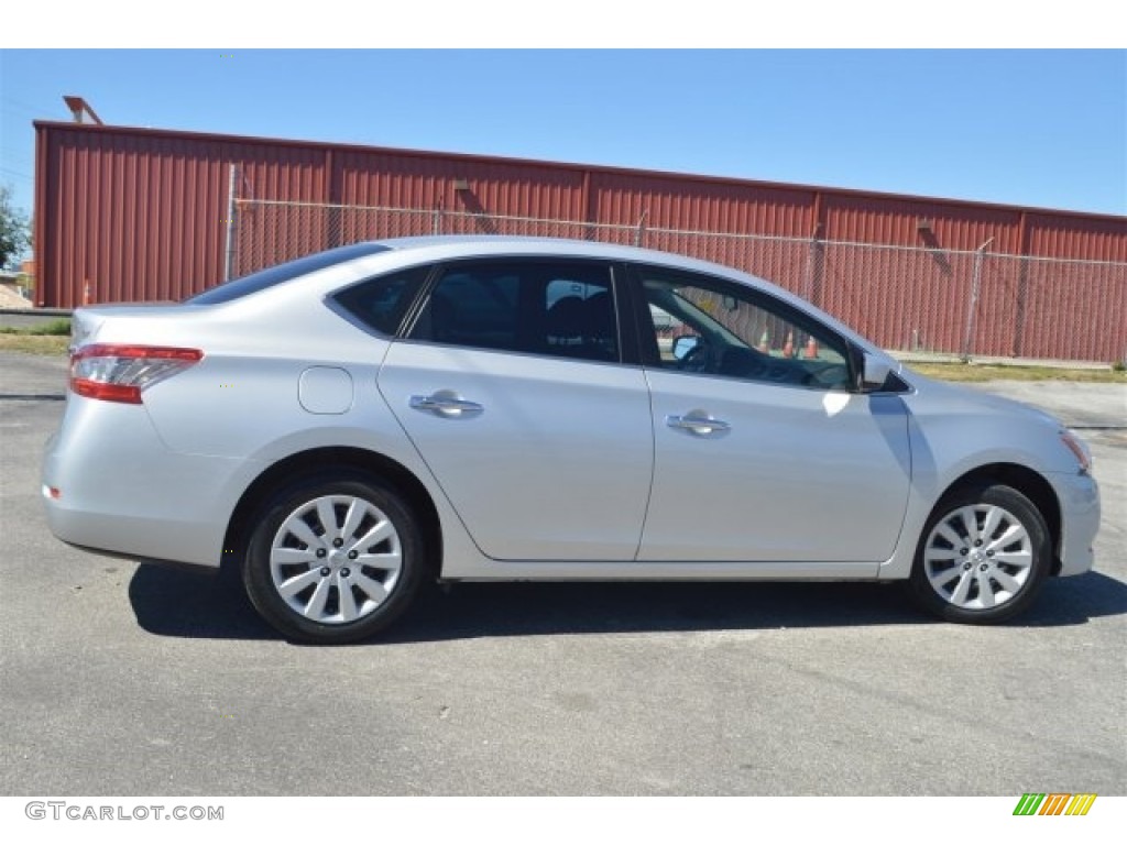 2014 Sentra S - Brilliant Silver / Charcoal photo #12