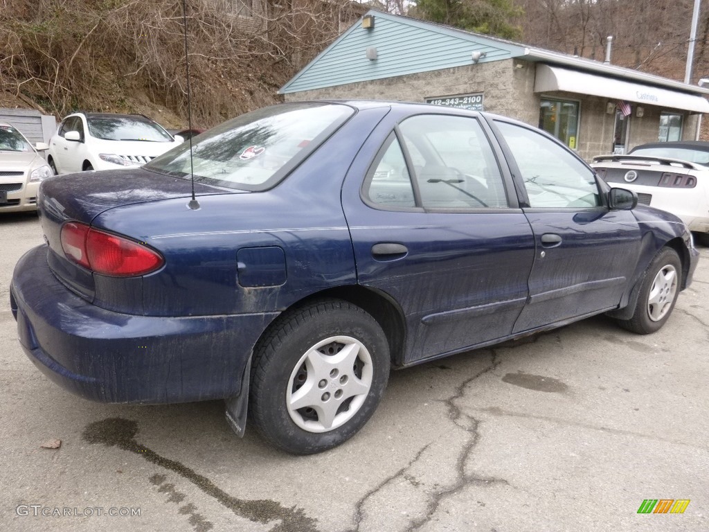 2002 Cavalier Sedan - Indigo Blue Metallic / Neutral photo #12