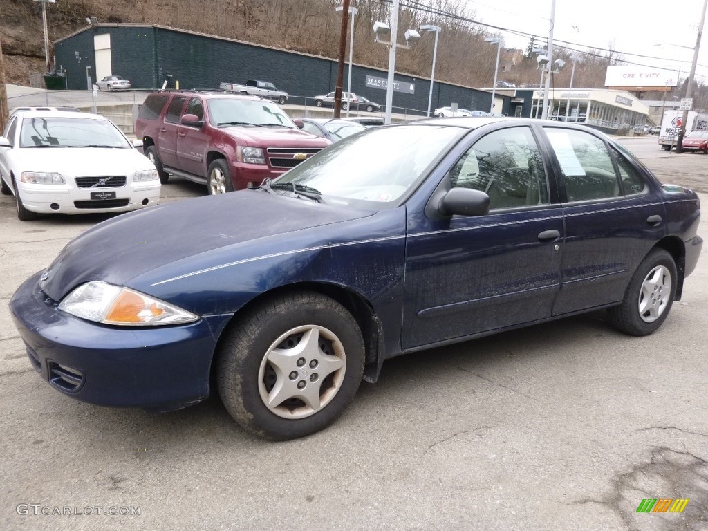 2002 Cavalier Sedan - Indigo Blue Metallic / Neutral photo #18