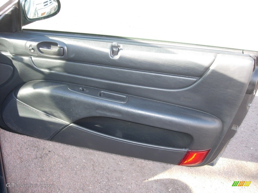 2005 Sebring Touring Convertible - Magnesium Pearl / Dark Slate Gray photo #13