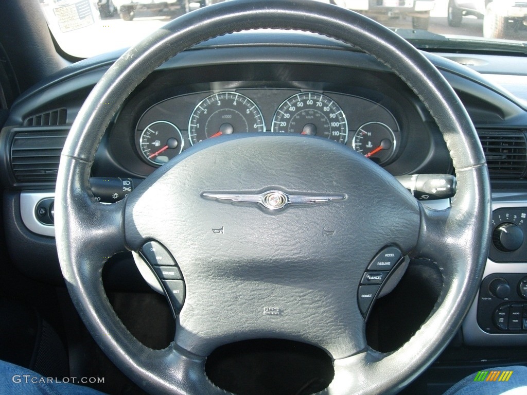 2005 Sebring Touring Convertible - Magnesium Pearl / Dark Slate Gray photo #15