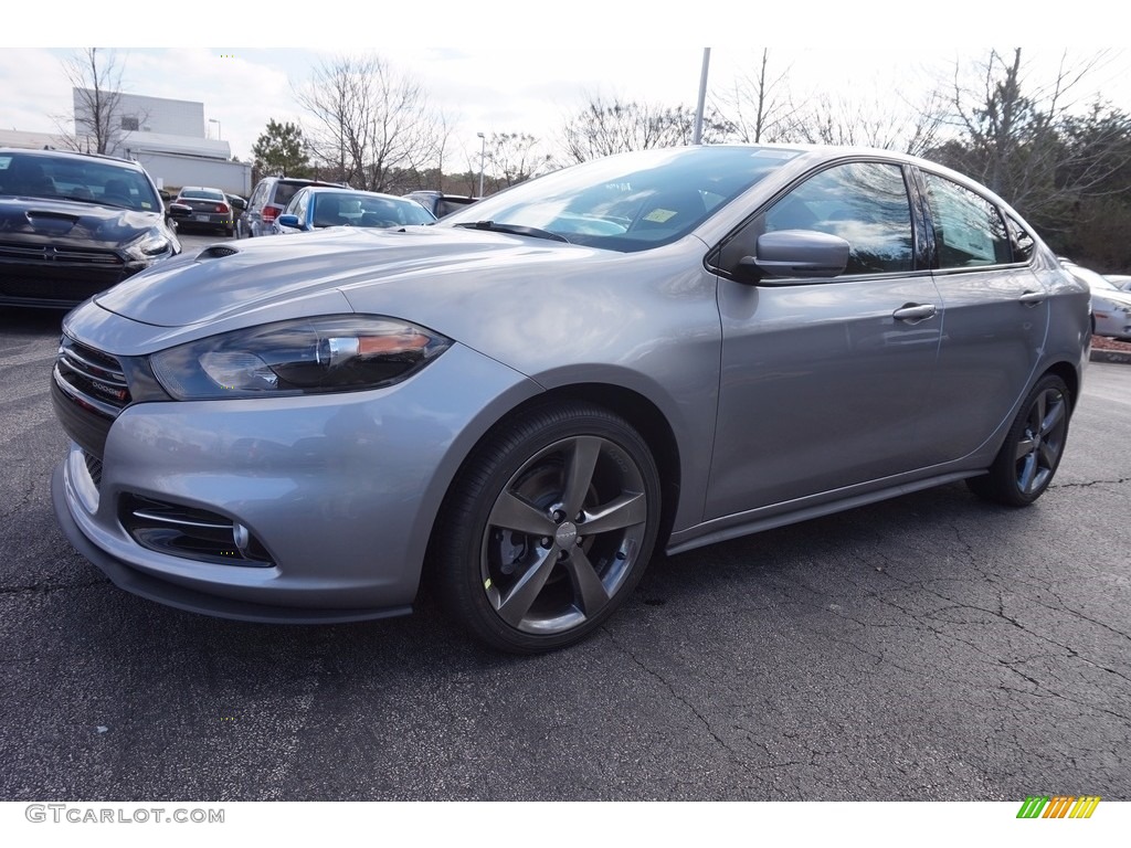 2016 Dart GT - Billet Silver Metallic / Black photo #1