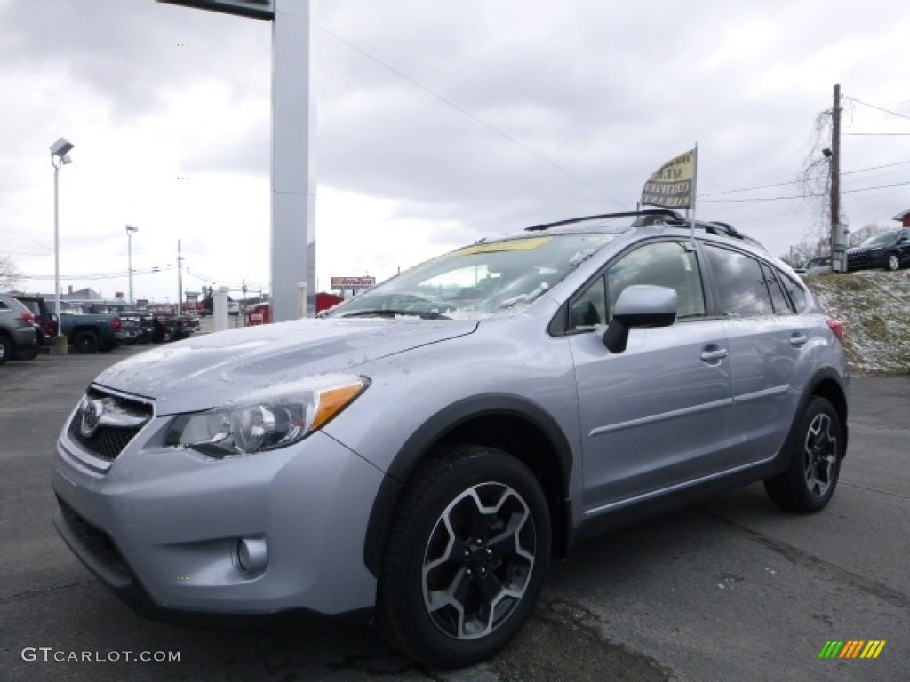 2014 XV Crosstrek 2.0i Premium - Ice Silver Metallic / Black photo #1