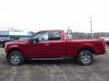 2016 Ruby Red Ford F150 XLT SuperCab 4x4  photo #6