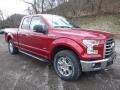 2016 Ruby Red Ford F150 XLT SuperCab 4x4  photo #9