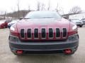 2016 Deep Cherry Red Crystal Pearl Jeep Cherokee Trailhawk 4x4  photo #11
