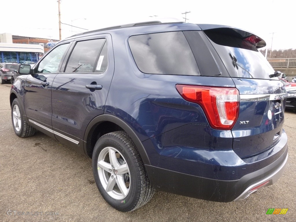 2016 Explorer XLT 4WD - Blue Jeans Metallic / Ebony Black photo #4