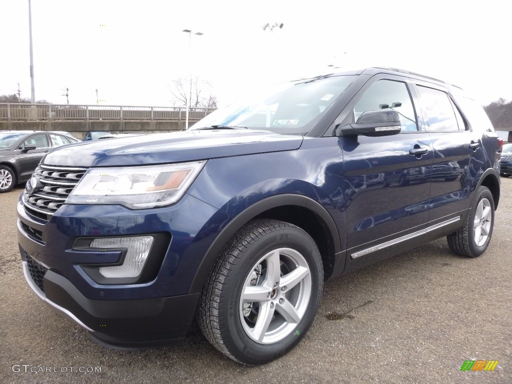 2016 Explorer XLT 4WD - Blue Jeans Metallic / Ebony Black photo #6