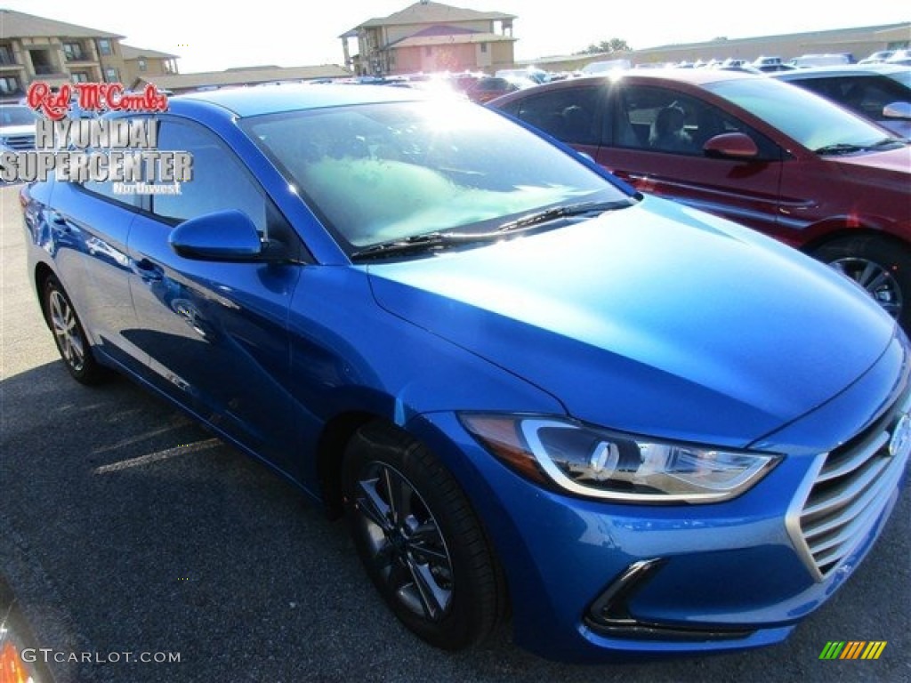 2017 Elantra SE - Electric Blue / Gray photo #1