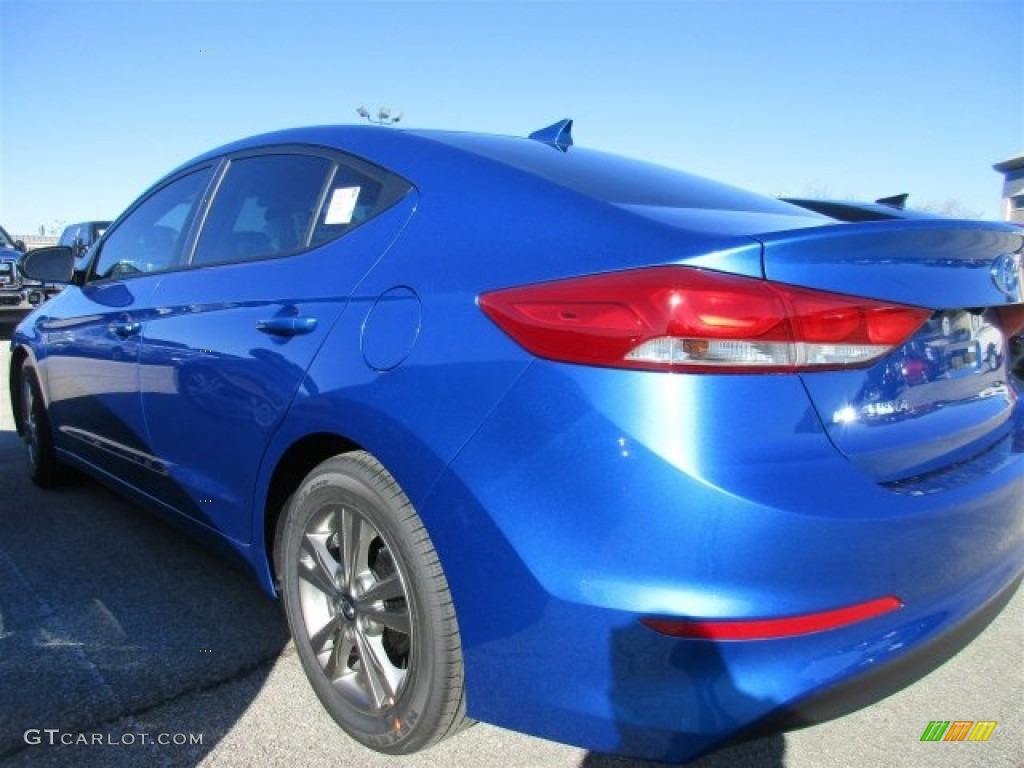 2017 Elantra SE - Electric Blue / Gray photo #4