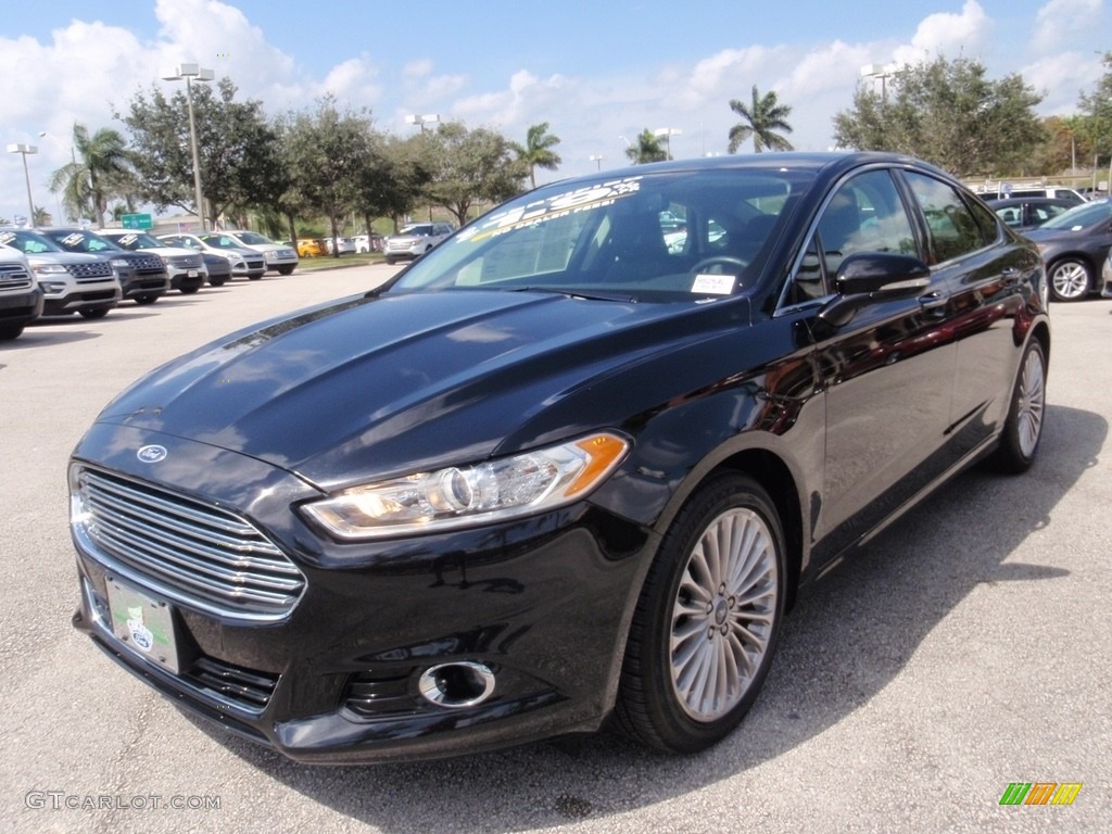 2016 Fusion Titanium - Shadow Black / Charcoal Black photo #13