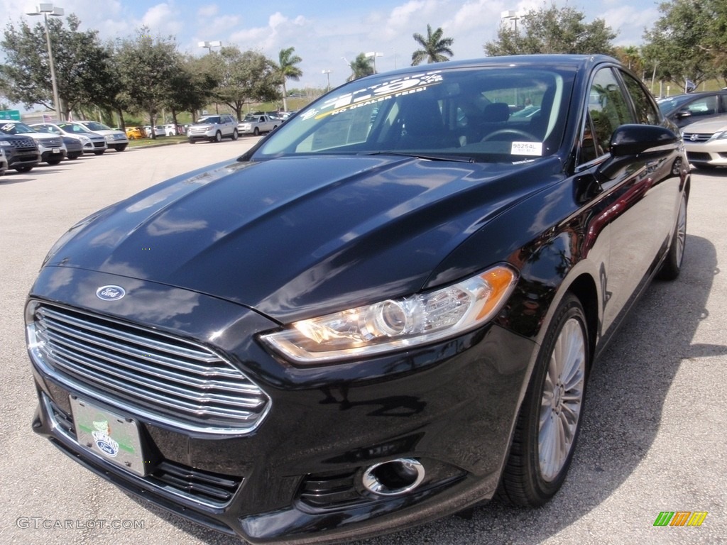 2016 Fusion Titanium - Shadow Black / Charcoal Black photo #14