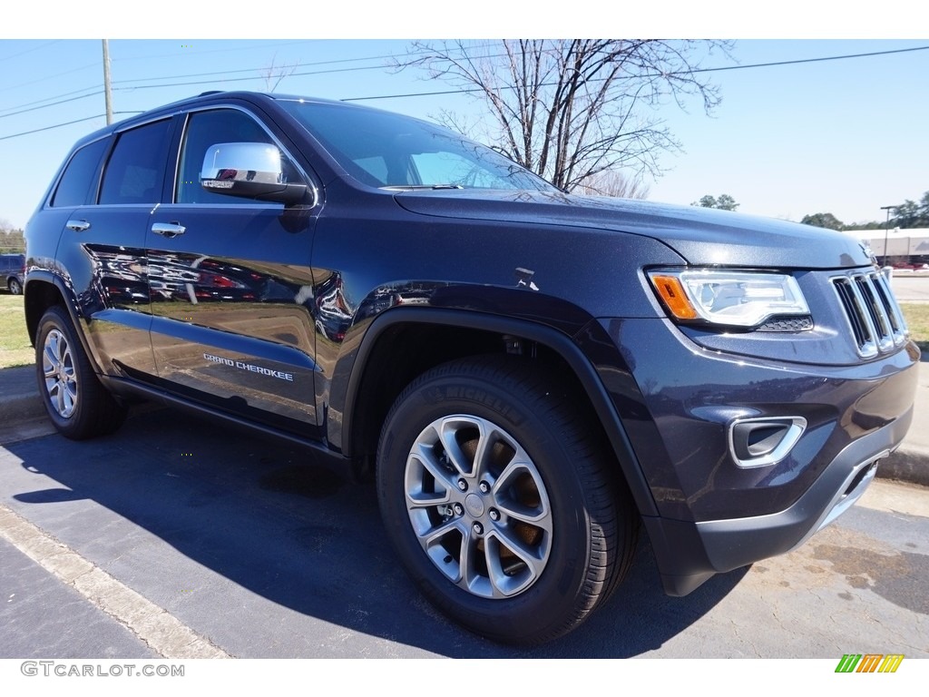 2016 Grand Cherokee Limited - Maximum Steel Metallic / Black photo #4