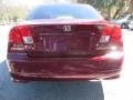 2004 Radiant Ruby Pearl Honda Civic EX Sedan  photo #4