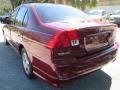 2004 Radiant Ruby Pearl Honda Civic EX Sedan  photo #5