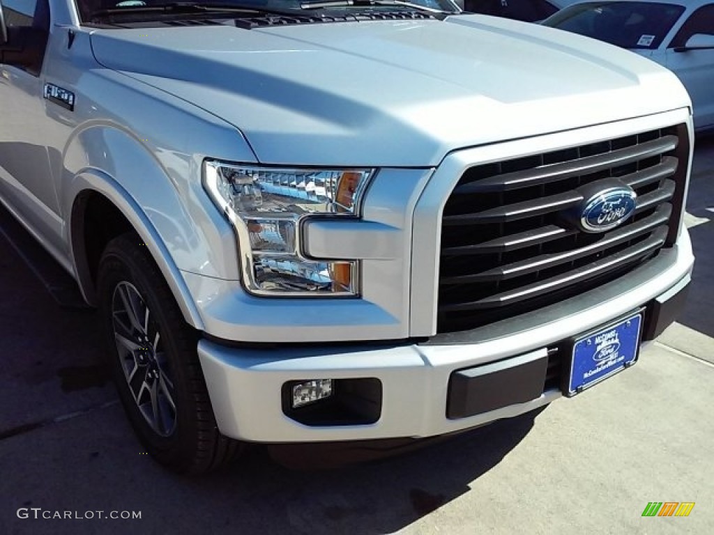 2016 F150 XLT SuperCrew - Ingot Silver / Black photo #3