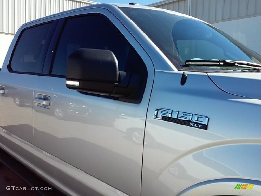 2016 F150 XLT SuperCrew - Ingot Silver / Black photo #6