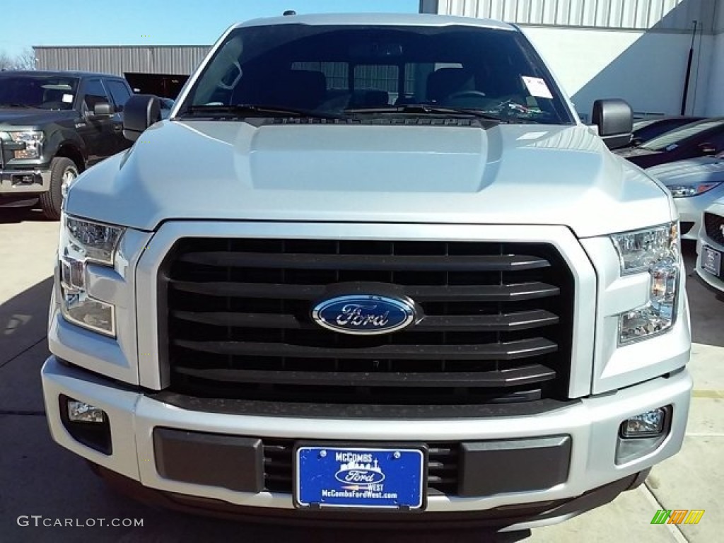 2016 F150 XLT SuperCrew - Ingot Silver / Black photo #7