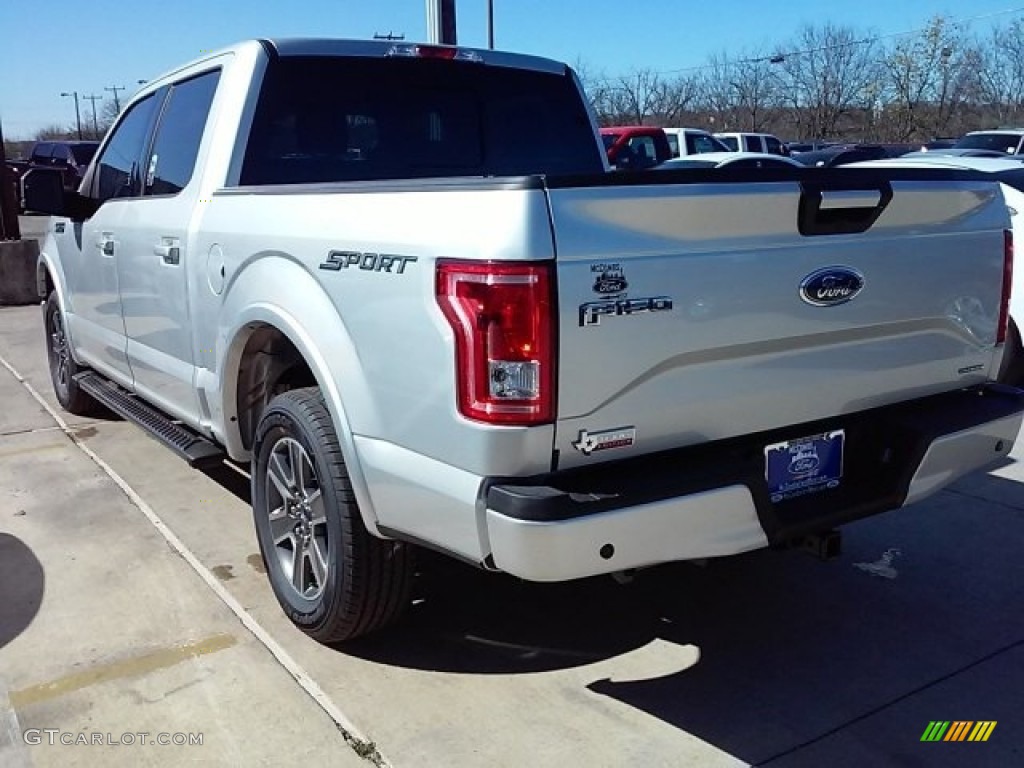 2016 F150 XLT SuperCrew - Ingot Silver / Black photo #12