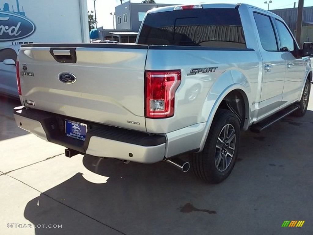 2016 F150 XLT SuperCrew - Ingot Silver / Black photo #15