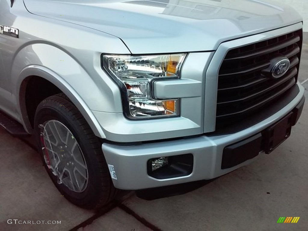 2016 F150 XLT SuperCrew - Ingot Silver / Black photo #32