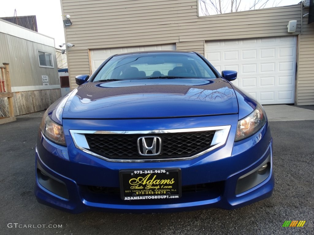 2009 Accord EX-L V6 Coupe - Belize Blue Pearl / Black photo #2