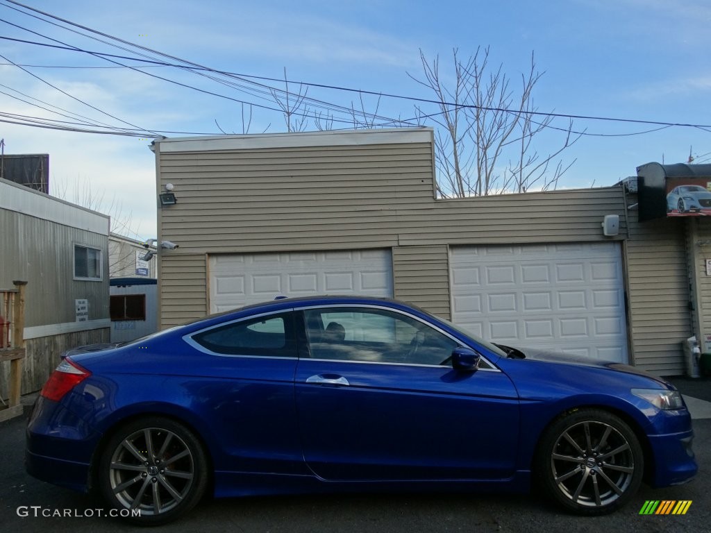 2009 Accord EX-L V6 Coupe - Belize Blue Pearl / Black photo #4