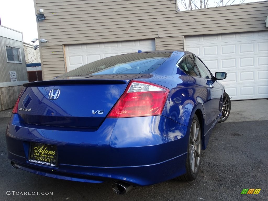 2009 Accord EX-L V6 Coupe - Belize Blue Pearl / Black photo #5