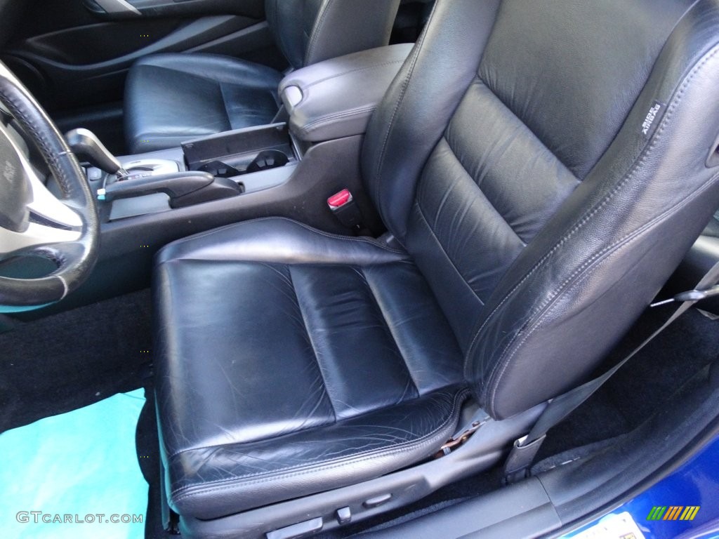 2009 Accord EX-L V6 Coupe - Belize Blue Pearl / Black photo #11