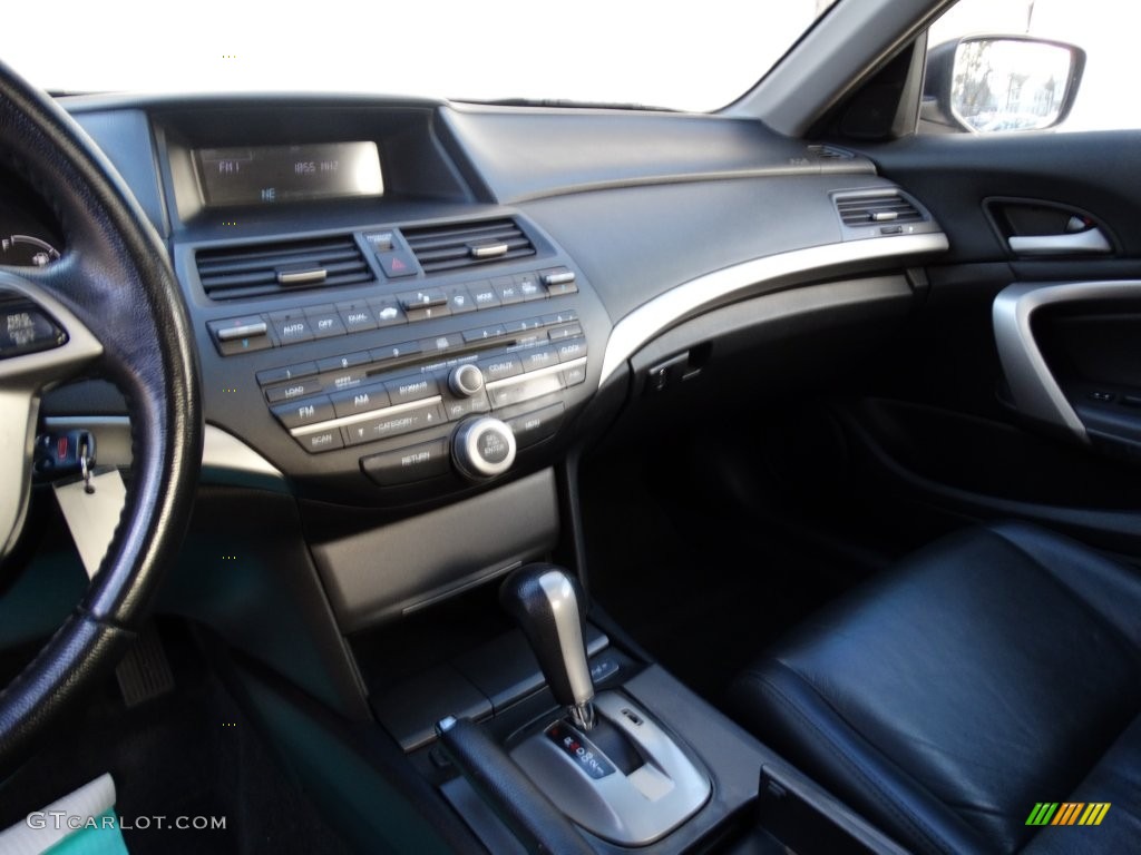 2009 Accord EX-L V6 Coupe - Belize Blue Pearl / Black photo #14