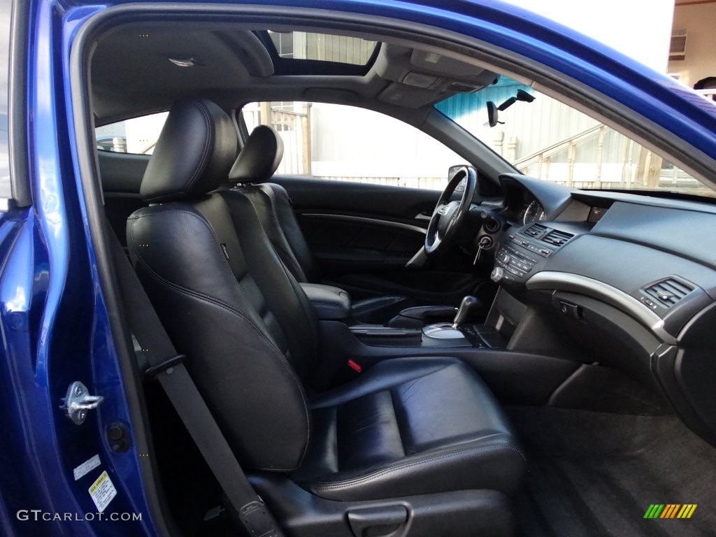 2009 Accord EX-L V6 Coupe - Belize Blue Pearl / Black photo #19