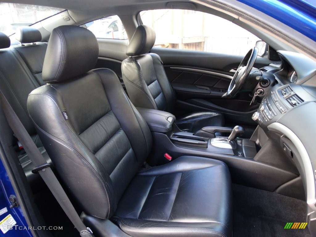 2009 Accord EX-L V6 Coupe - Belize Blue Pearl / Black photo #20