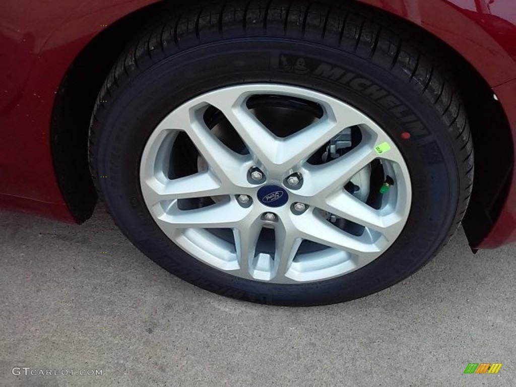 2016 Fusion SE - Ruby Red Metallic / Charcoal Black photo #3