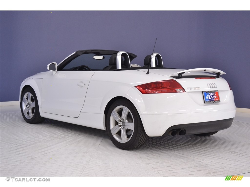 2008 TT 2.0T Roadster - Ibis White / Black photo #5
