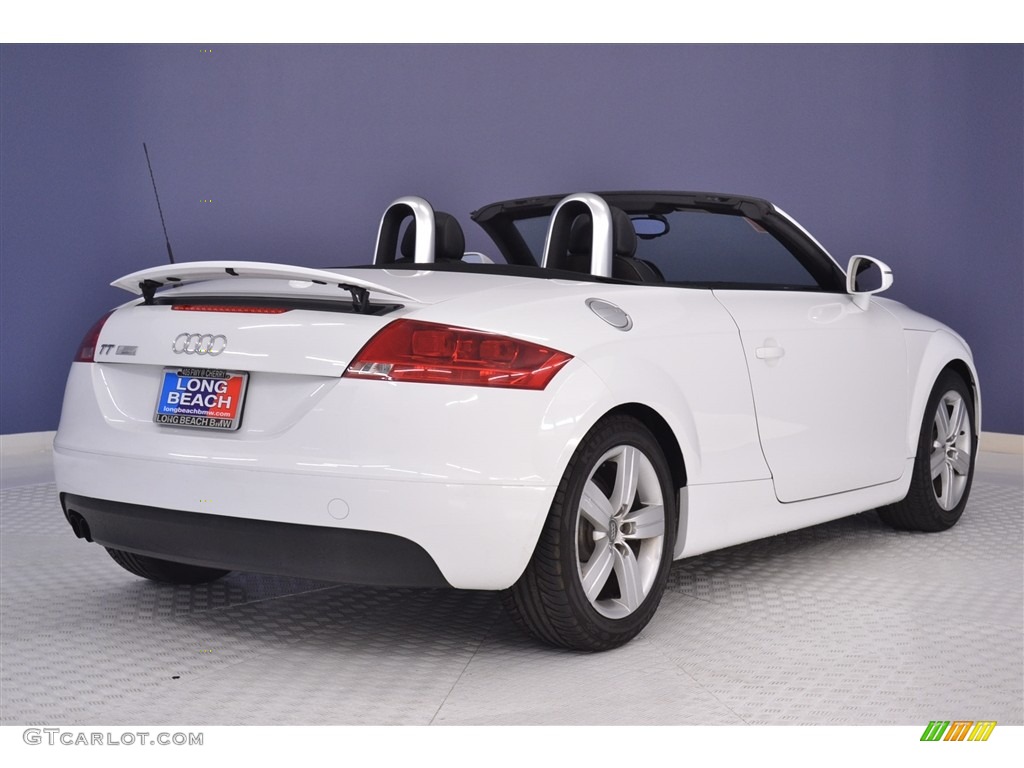2008 TT 2.0T Roadster - Ibis White / Black photo #7