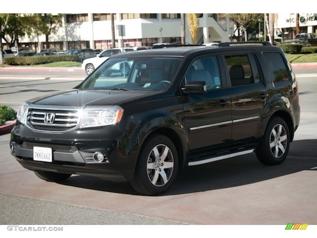 2015 Pilot Touring - Crystal Black Pearl / Gray photo #8