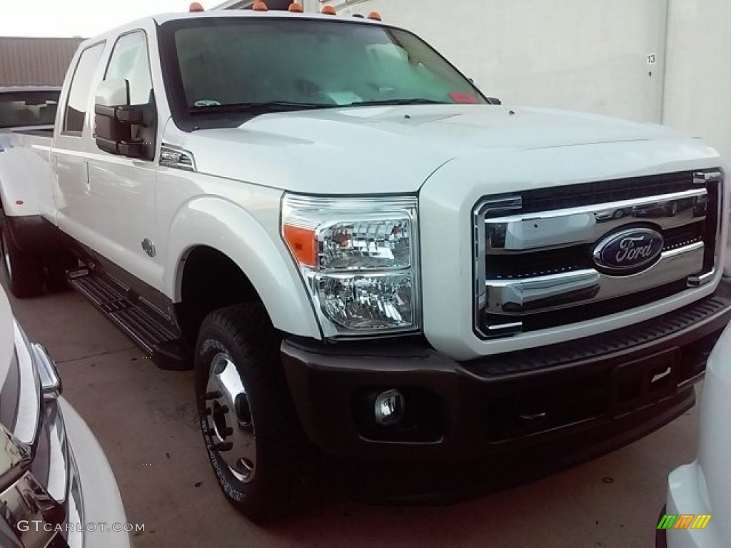 2016 White Platinum Metallic Ford F350 Super Duty King Ranch