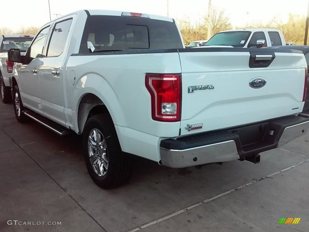 2016 F150 XLT SuperCrew - Oxford White / Medium Earth Gray photo #6