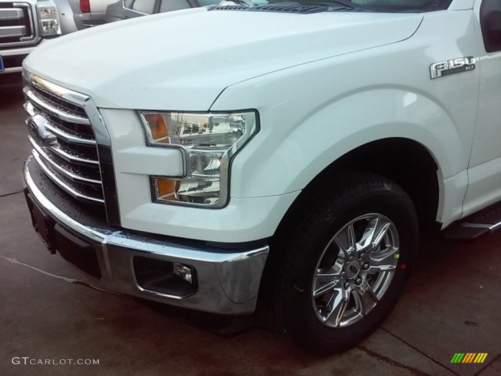2016 F150 XLT SuperCrew - Oxford White / Medium Earth Gray photo #12