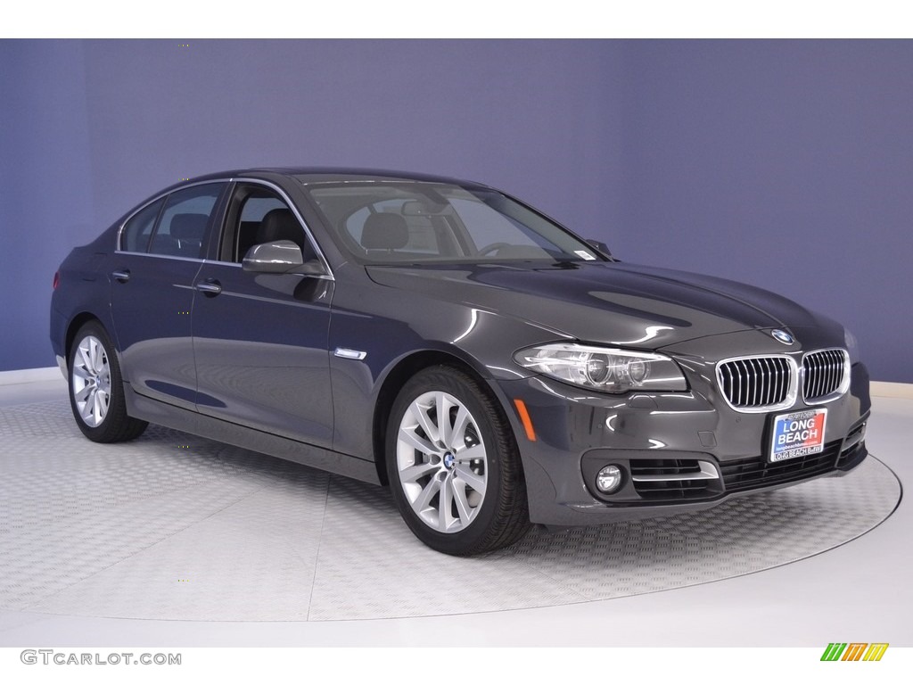 2016 5 Series 535i Sedan - Dark Graphite Metallic / Black photo #1