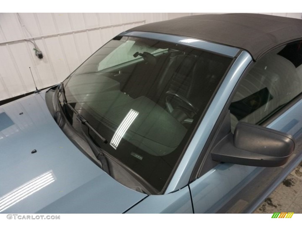 2006 Mustang GT Premium Convertible - Windveil Blue Metallic / Red/Dark Charcoal photo #12