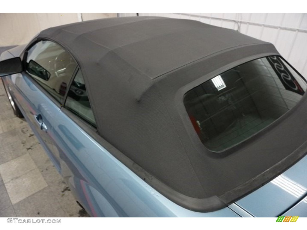 2006 Mustang GT Premium Convertible - Windveil Blue Metallic / Red/Dark Charcoal photo #14