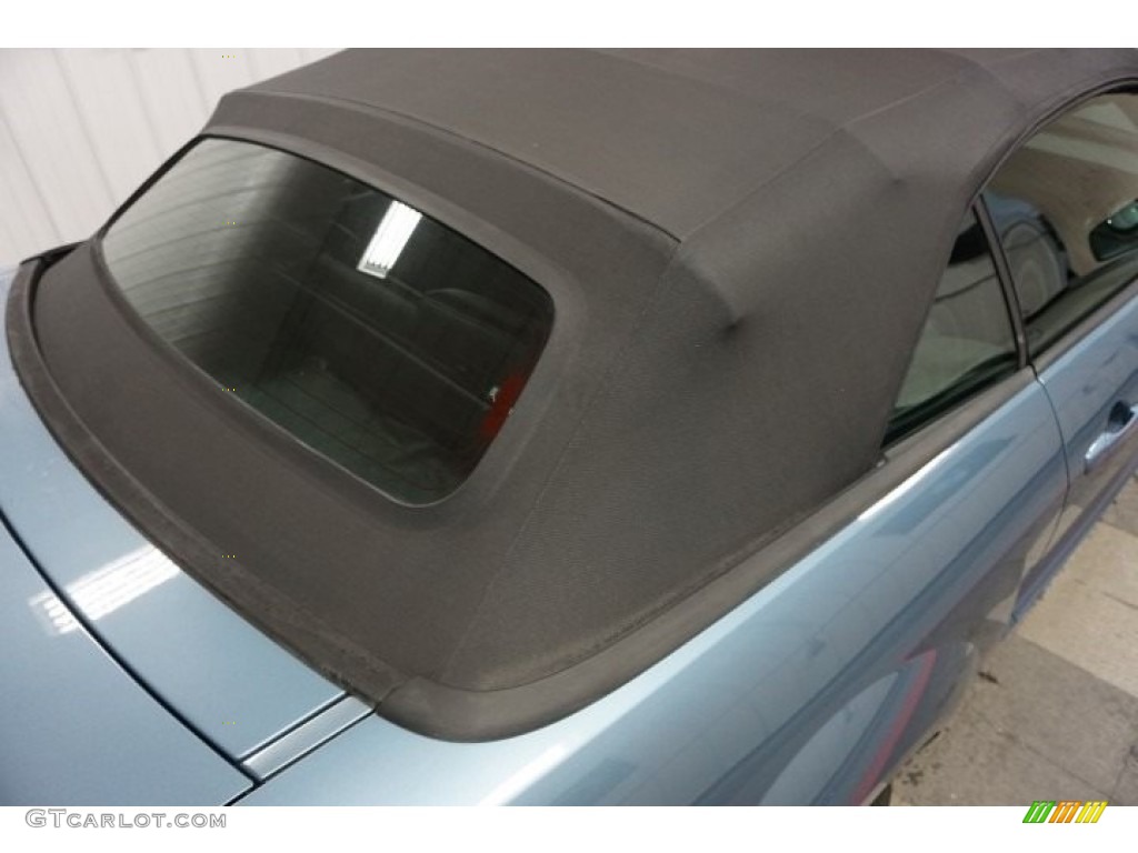2006 Mustang GT Premium Convertible - Windveil Blue Metallic / Red/Dark Charcoal photo #16