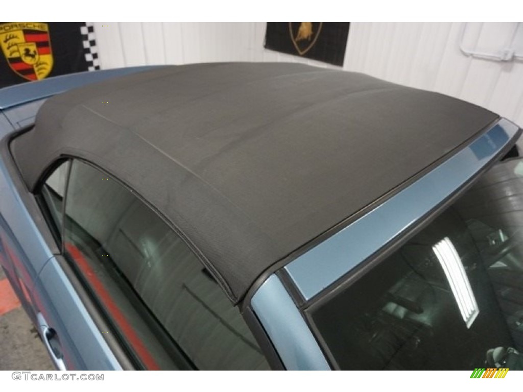 2006 Mustang GT Premium Convertible - Windveil Blue Metallic / Red/Dark Charcoal photo #19